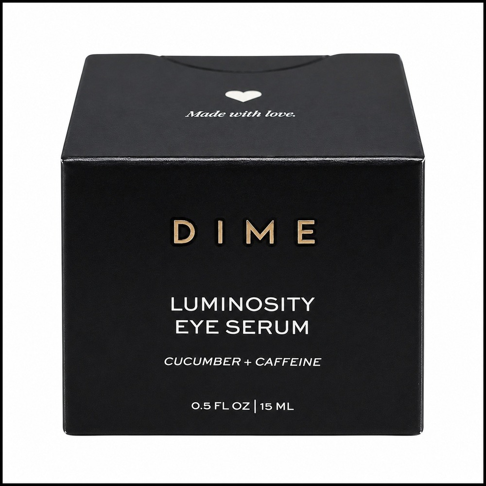 DIME Beauty Luminosity Eye Serum 0.5oz Cucumber Caffeine Depuffing New
